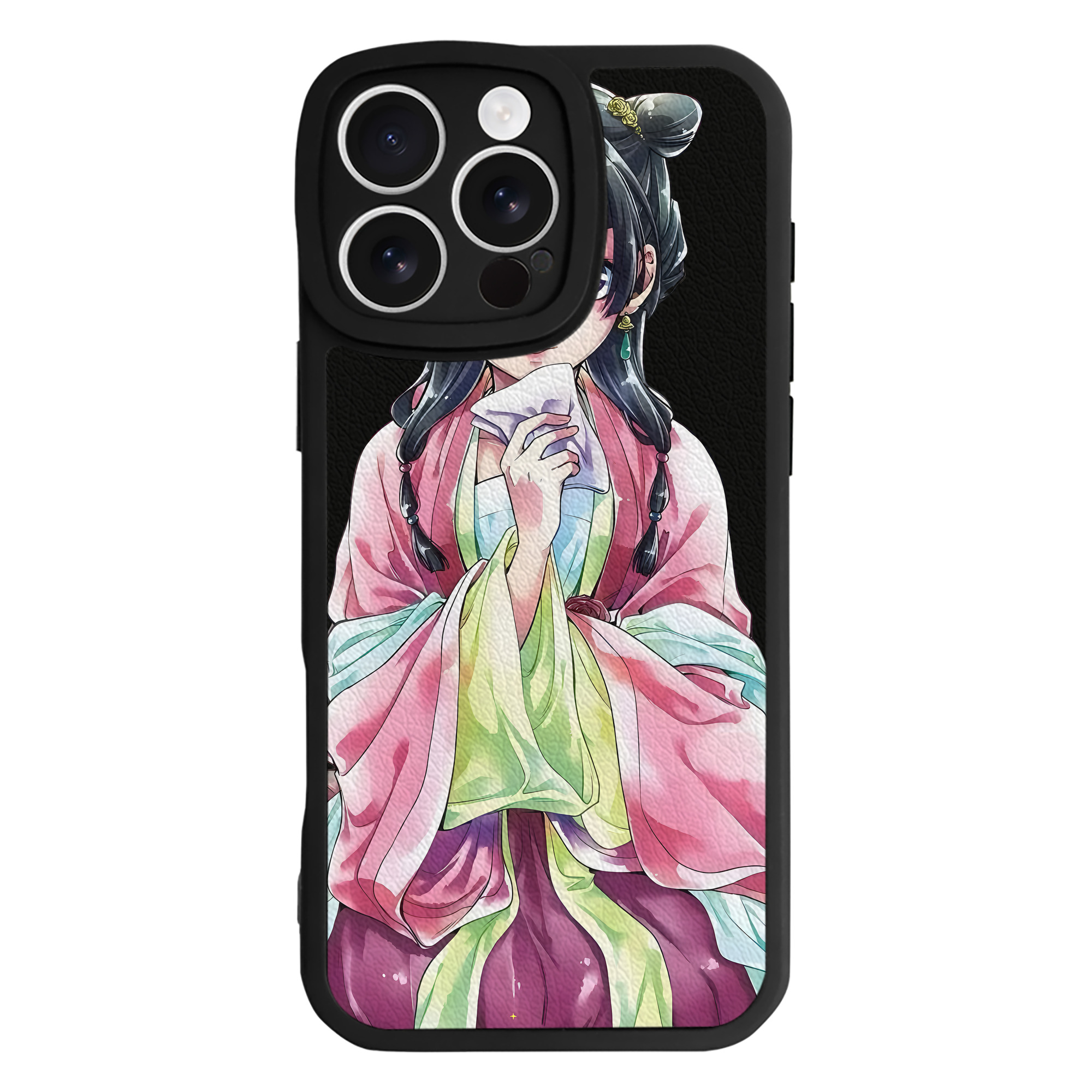 （画像用） 薬屋のひとりごと The Apothecary Diaries 【iPhone 16シリーズ対応】シリコンスマホケース（レザー調） 材質：シリコン